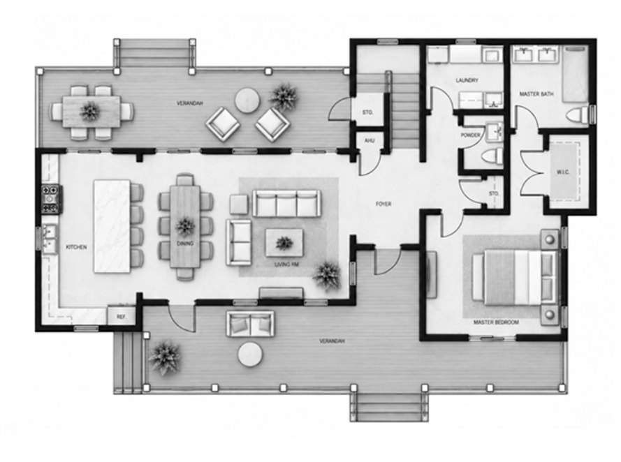 Ground floor of The Schooner