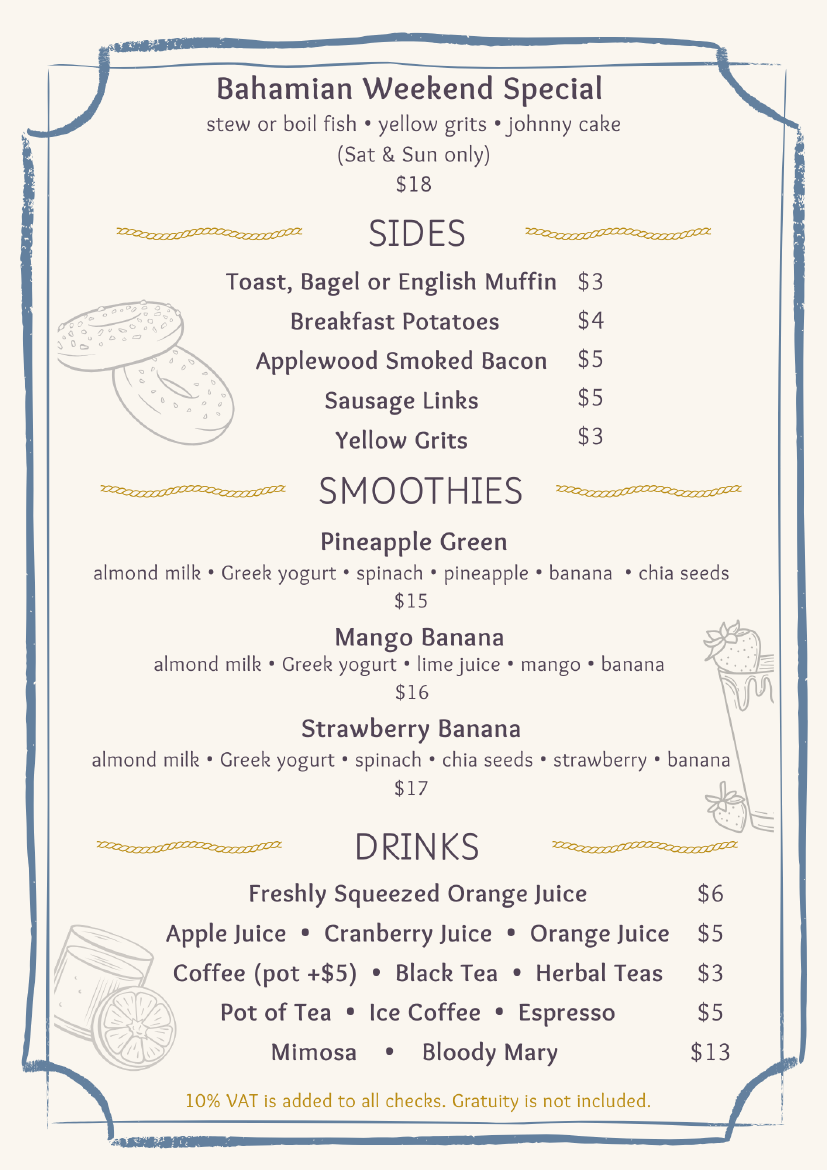 Breakfast Menu — page 3