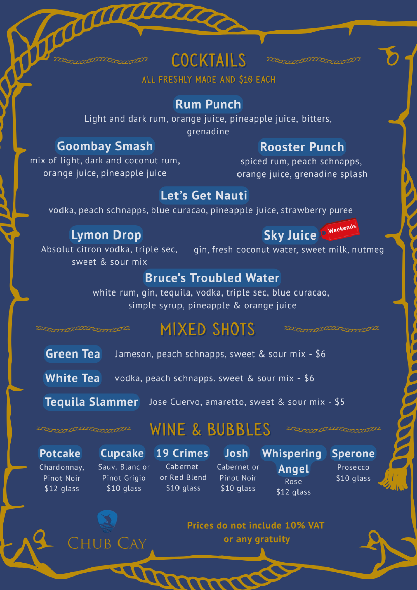The Nauti Rooster Bar & Grill — page 3